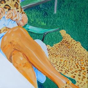 5. view into the scene of the picnic 