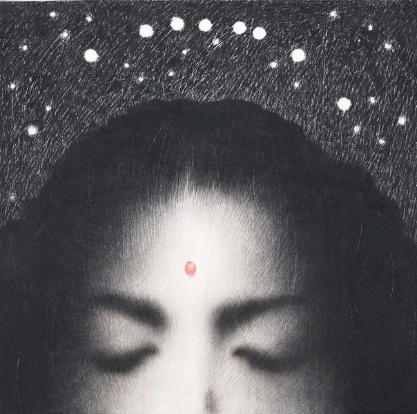 Omar Galliani. Reflections on the lake Omar Galliani. Reflections on the lake