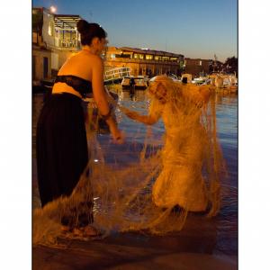 La Sibilla Regina di Gerusalemme che dimora presso il Museo del Vetro  spazio del faro di  Rosa Didonna 