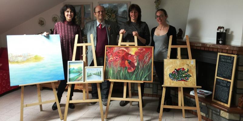 RESERVED TO ARTISTS ... AND ... "DRINK WITH ART .." ... APRIL 2, 2017 in SPAZIOFFICINA, Rome