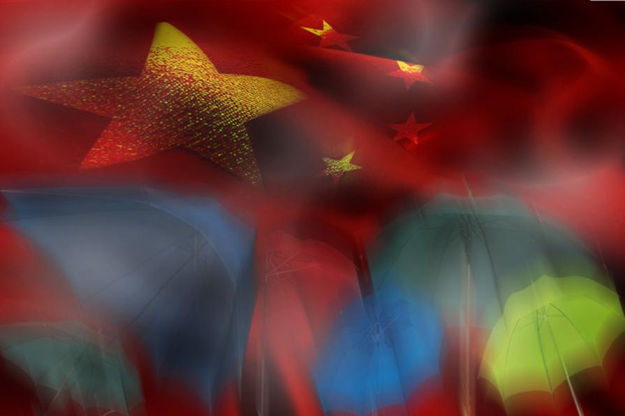 la dove la democrazia ti fa aprire gli ombrelli. portera tante lacrime.