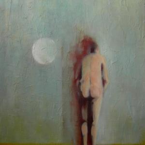 STANDING FIGURE WITH A MIRROR