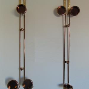 Coppia di Revolver bronzo lucido Coppia di Revolver bronzo lucido