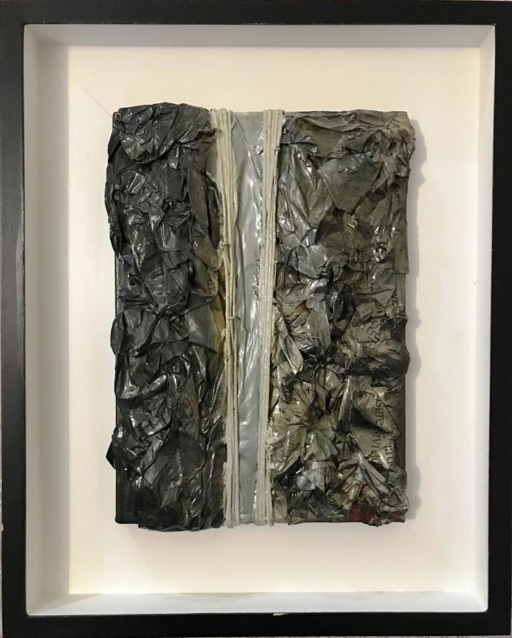 Fiorella Fiore - Chiodi fissi - tecnica mista su tela  - 25 x 35