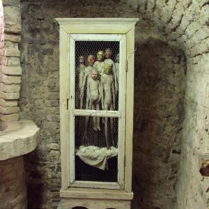 Il Maestro di scultura Denis Raccanelli alla ArteArte di Mantova.