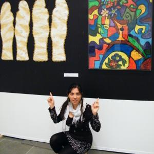 PERFORMANCE ROSA DIDONNA CLOISONNE’LE PETIT 4 (ARTE-LA MIA SECONDA PELLE) AT TAIDEMUSEO OULU FINLAND