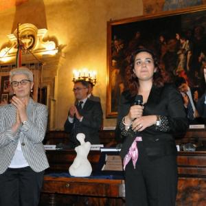 Cerimonia conferimento del Premio "Città delle Dame" a Martina Giangrande- Provincia di Bologna -