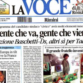 2006, Rimini, Conferenza: Presentazione "Quadro da Passeggio"