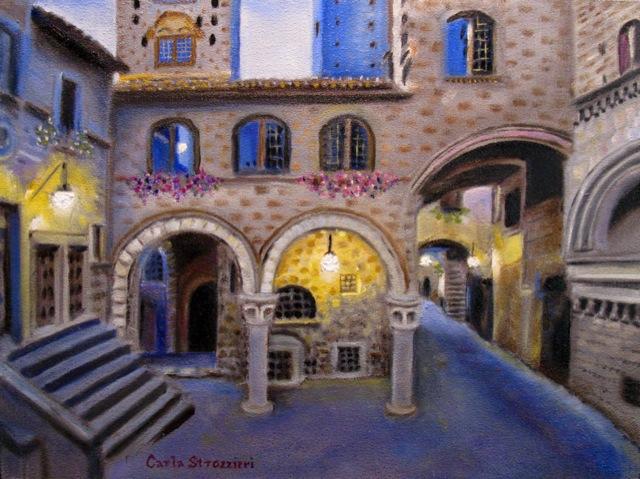 Piazza di S. Pellegrino, Viterbo, Italia Piazza di S. Pellegrino, Viterbo, Italia