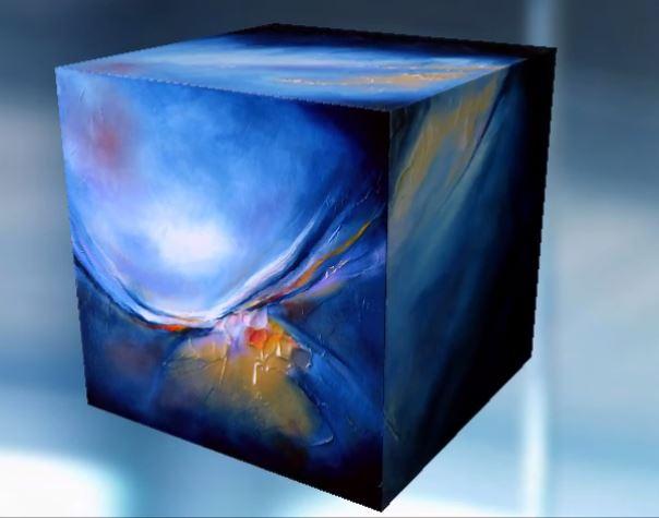 Awakening 3d in blue