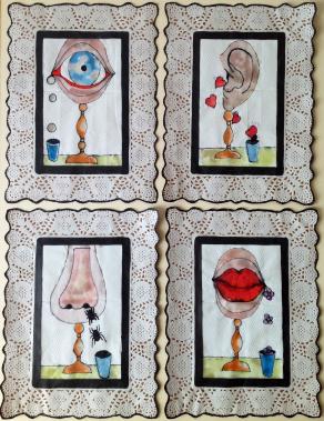 "Servizio da quattro"(piatti piani)