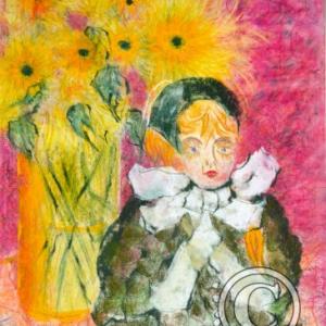 @ Anna Napoli - Titolo: Loraine - Pastello su carta - 2008