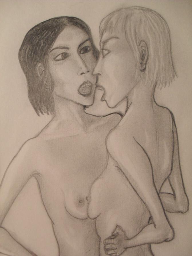 Confronto fra magrette - Silfidi (particolare)