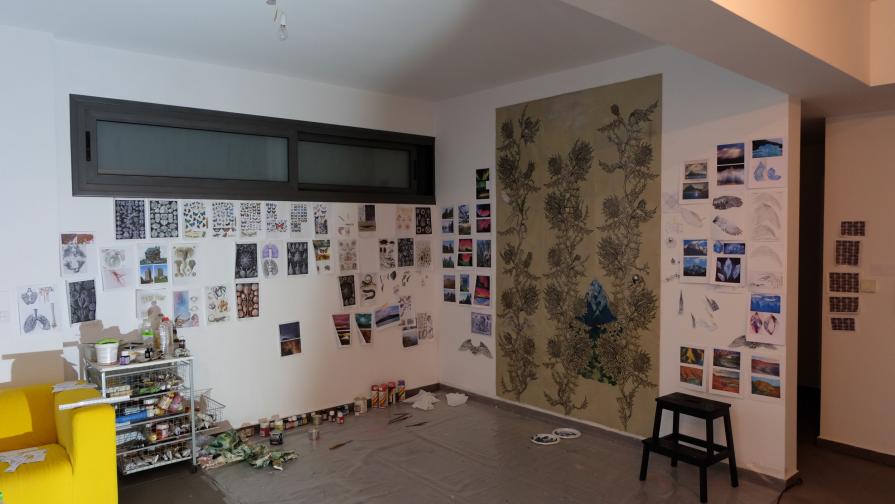 Painting and research of Sacred Garden