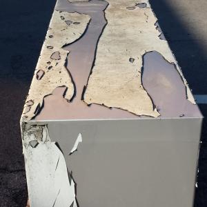 La pelle dell'urna della posta