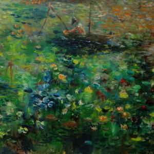 Romanting scene from a swamp