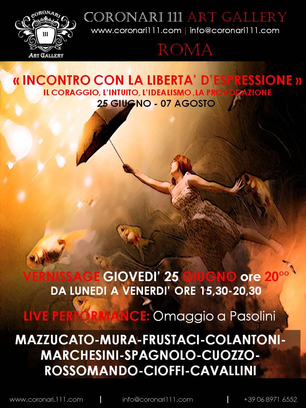 INCONTRO CON LA LIBERTÀ' D'ESPRESSIONE