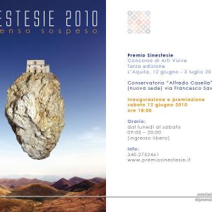 Sinestesie 2010. Il senso sospeso