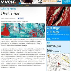 PERSONALE PITTORICA "L'ALTRA HEWA" di Hewa - Giada Di Brisco