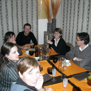 Foto della cena con artisti 31 marzo 2012