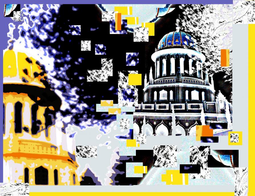 Views of the Bahá’í  Shrine in Haifa 