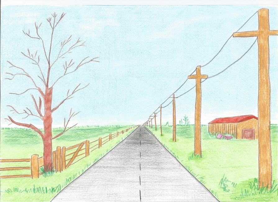 La strada della felicità(studio della prospettiva)