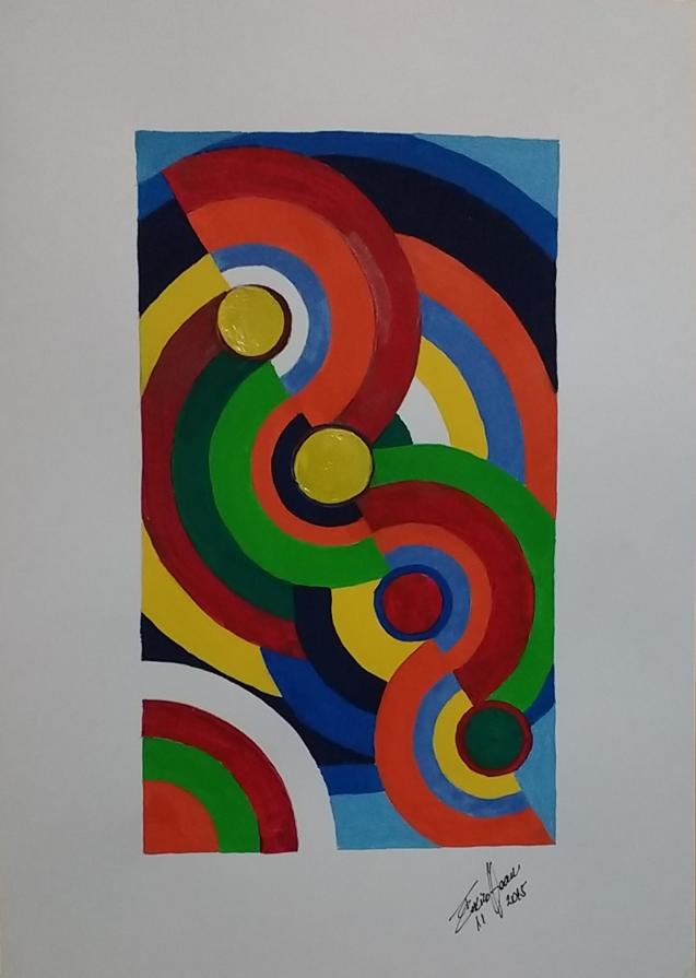 COMPOSITION NR 020 – "Square 004" – By EURICO HAAN – 2015