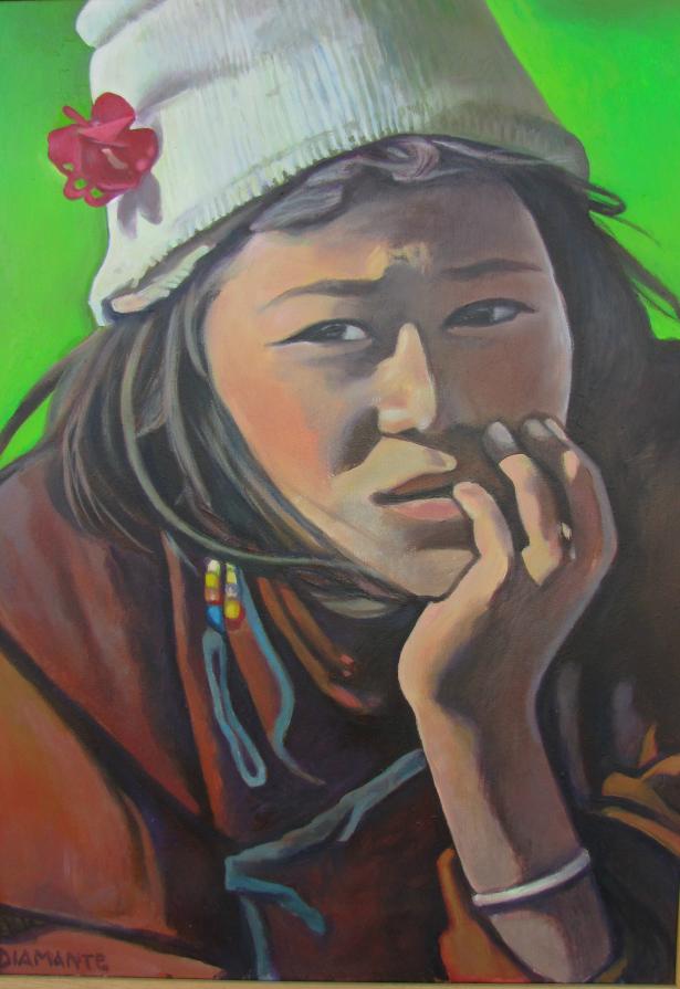 Bambina nepalese COLLEZIONE PRIVATA