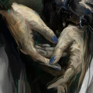 Illusion hands detail