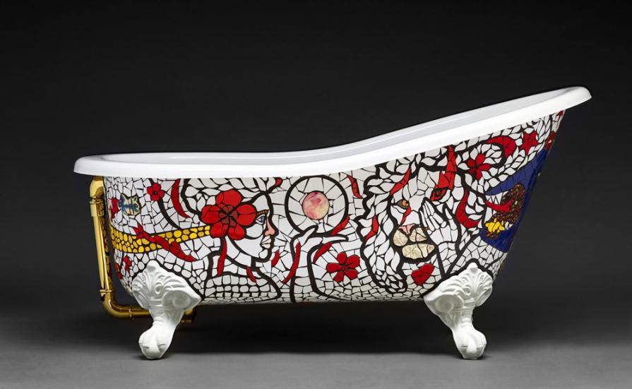 LIGHT MY FIRE. Vasca d'artista Victoria+Albert. Limited edition