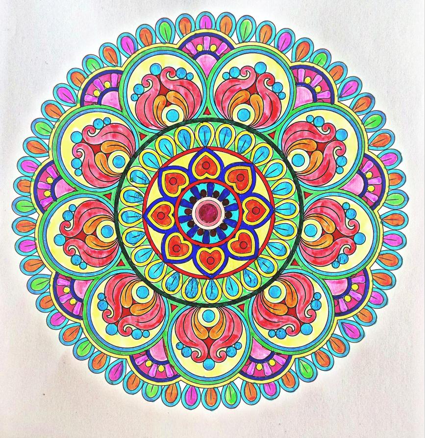 "Coloro i miei sogni, un tratto alla volta."