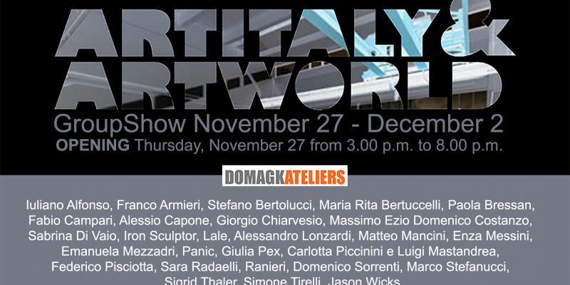 Esposizione ArtItaly&ArtWorld presso Domagk Ateliers