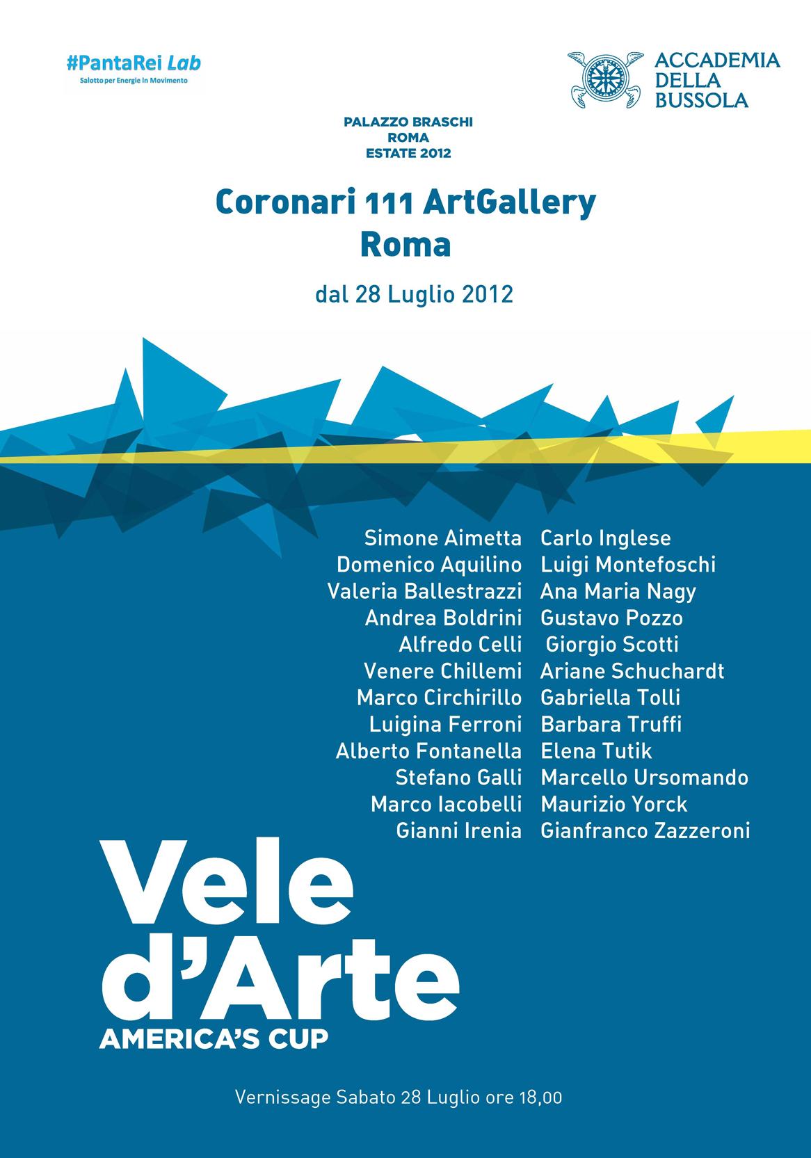 VELE D'ARTE alla Coronari ArtGallery