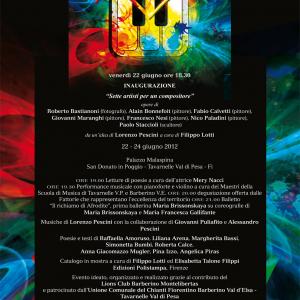 Sulla strada di Venere (musica, arte e poesia si fondono assieme) “SETTE ARTISTI PER UN COMPOSITORE” Sulla strada di Venere (musica, arte e poesia si fondono assieme) “SETTE ARTISTI PER UN COMPOSITORE”