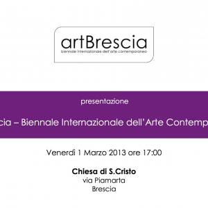 ARTEBRESCIA 2013: Contemporary art is calling! Brescia say: (r) – evolution 