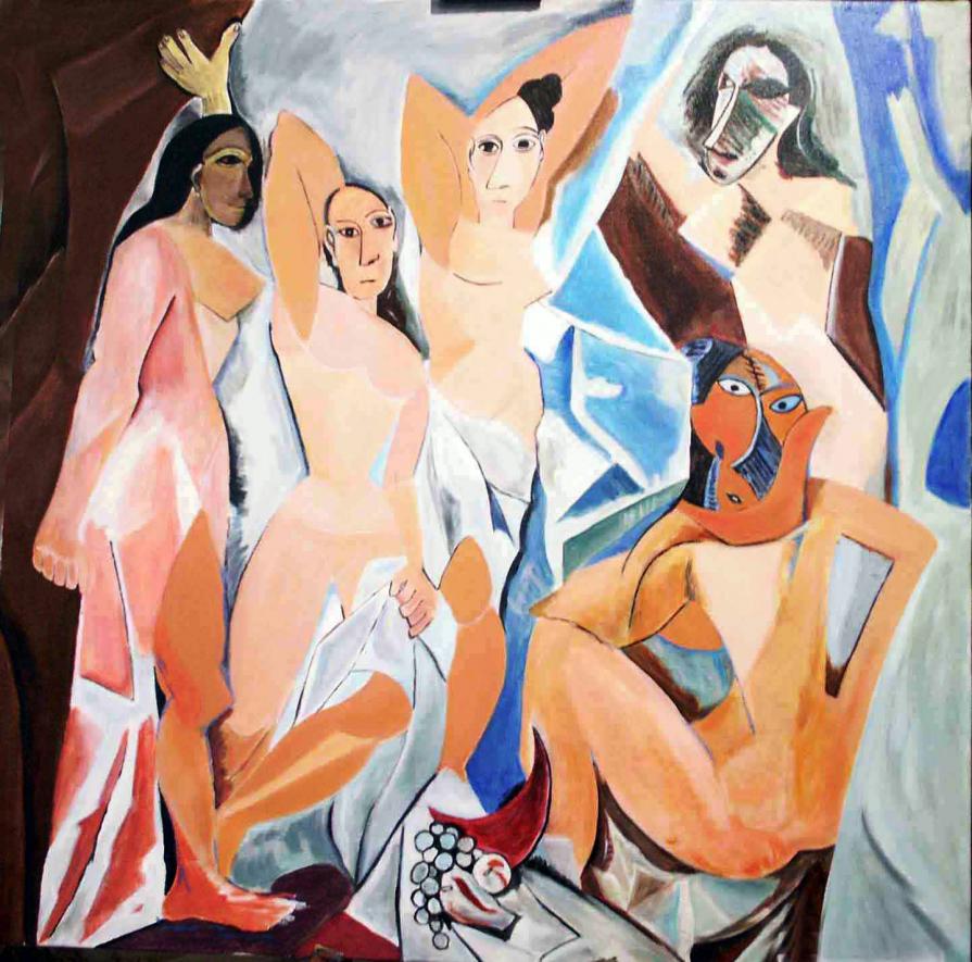 Les demoiselles d'Avignon ( Picasso )