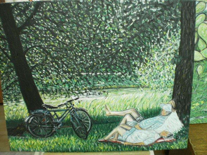 Il riposo sotto gli alberi