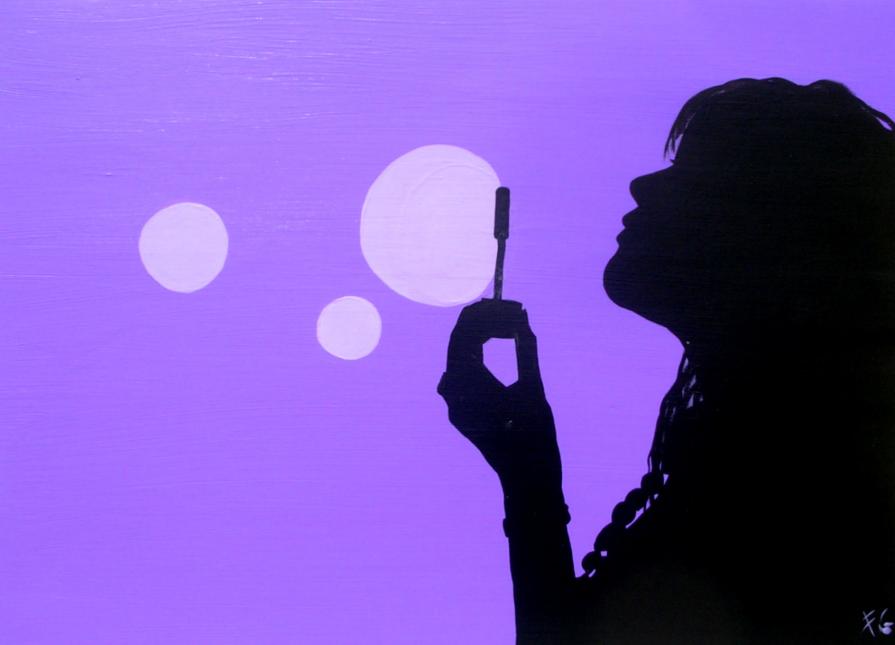 BOLLE DI SAPONE VIOLA