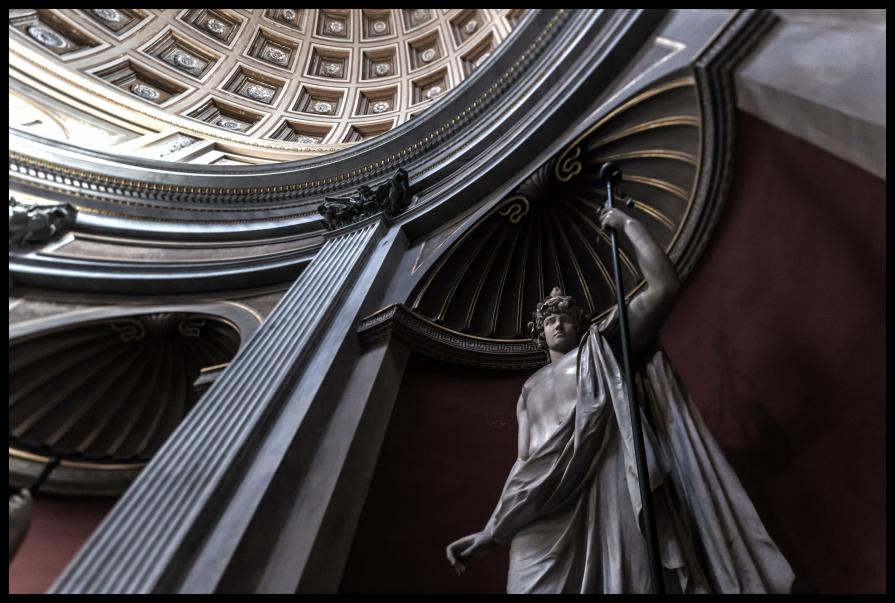 Antinoo divinizzato come Bacco; Musei Vaticani, Roma