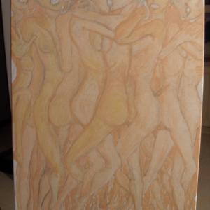 Passione di donne - Aggrovigliamento di magroline minute costrettesi in locale ristretto (in creazione)