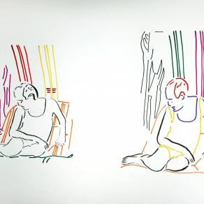 On the beach (Adorno)