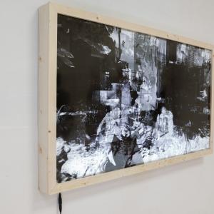 Lightbox with the light on Lightbox with the light on