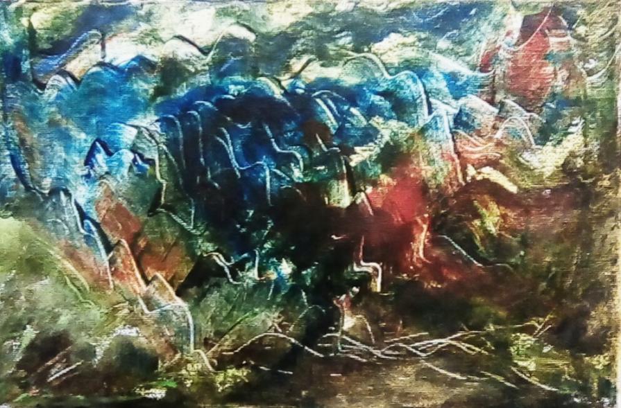 In ginocchio dal padre.