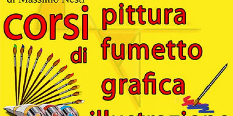 CORSI DI DISEGNO, PITTURA, GRAFICA 2D, ILLUSTRAZIONE E FUMETTO