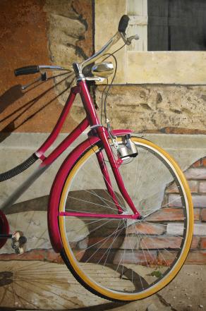 COMPOSIZIONE PER RUOTA DI BICICLETTA (omaggio a M. Duchamp) COMPOSIZIONE PER RUOTA DI BICICLETTA (omaggio a M. Duchamp)