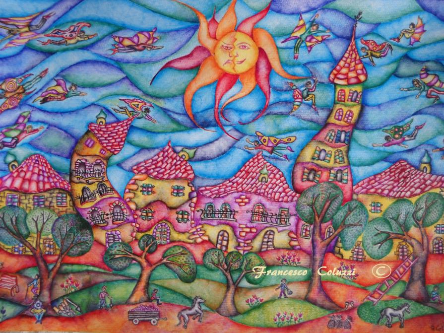 paesaggio svolazzante