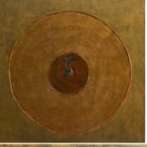 Old seals on golden field