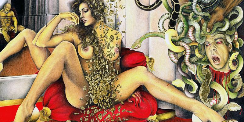 LETTURA ESTETICA CHE NON HA PRETESA DI RECENSIONE CRITICA DELL'OPERA "BLOODY DANAE"