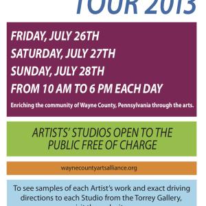 Carla Strozzieri partecipa a County Arts Alliance Studio Tour
