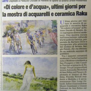 DI COLORE E D'ACQUA al Palazzo Ducale di Revere (Mantova) si è conclusa alla grande!